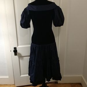 Mila Schon Due velvet & viscose party dress, 10